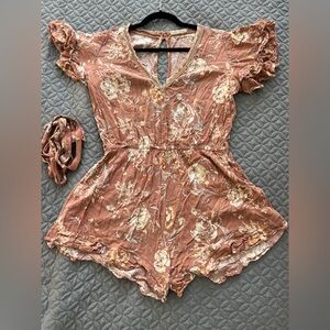 Spell and the Gypsy Collective Terracotta Floral Dress